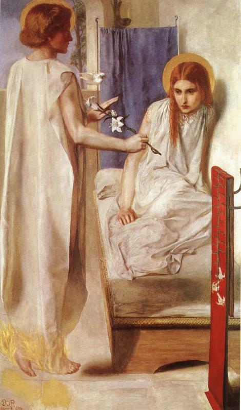Dante Gabriel Rossetti Ecce Ancilla Domini oil painting picture